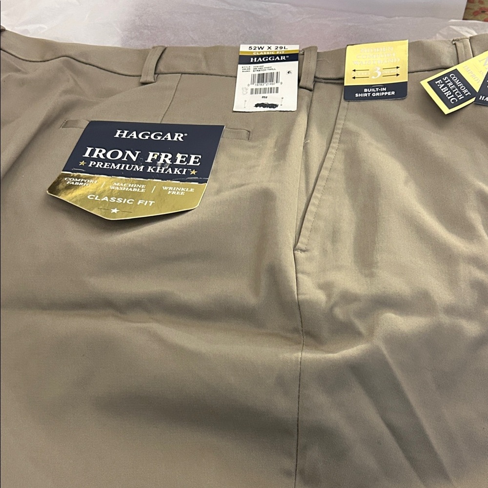 Haggar Iron-Free Premium Khaki Pants